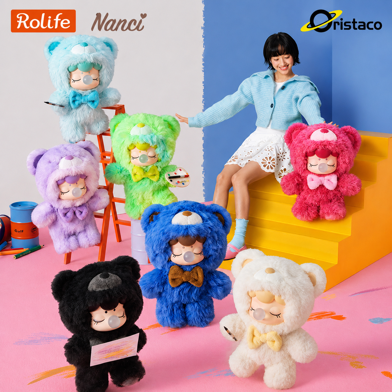 Rolife NANCI Bear Inner World Plush Pendent Blind Box Collection