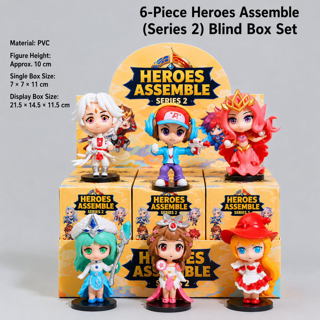 Heroes Assemble Series 9 Collectible Building Block Figure Set (9-Piece Blind Box Collection)