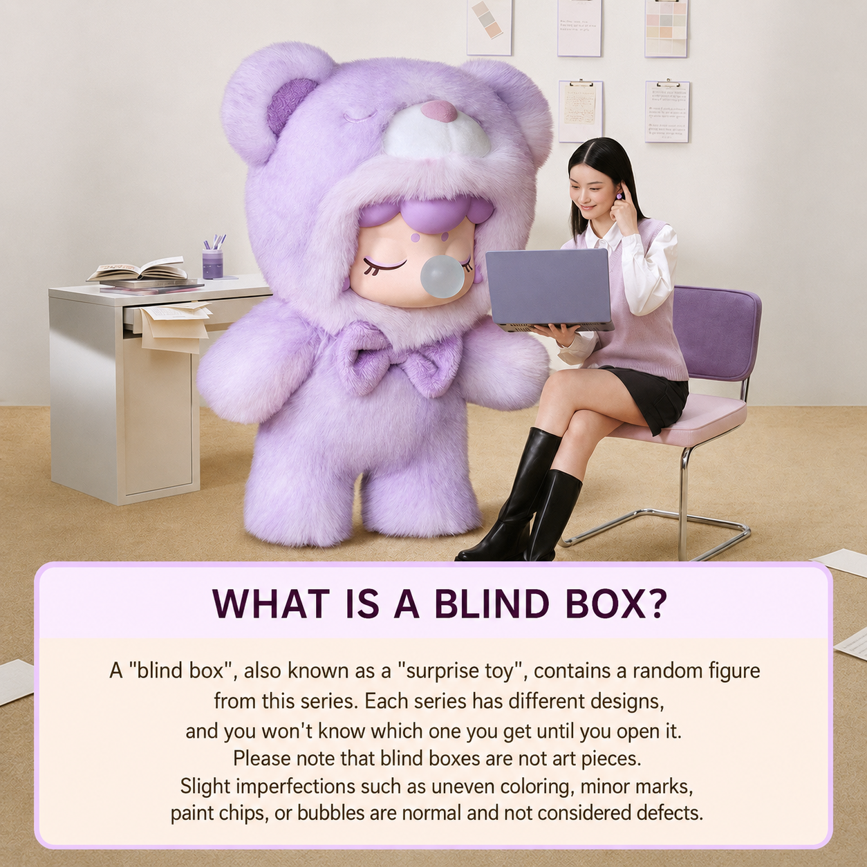 Rolife NANCI Bear Inner World Plush Pendent Blind Box Collection