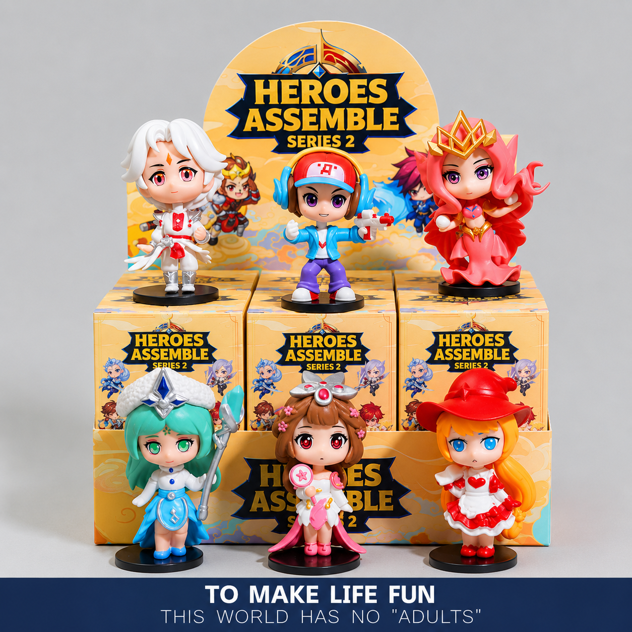 Heroes Assemble Series 9 Collectible Building Block Figure Set (9-Piece Blind Box Collection)