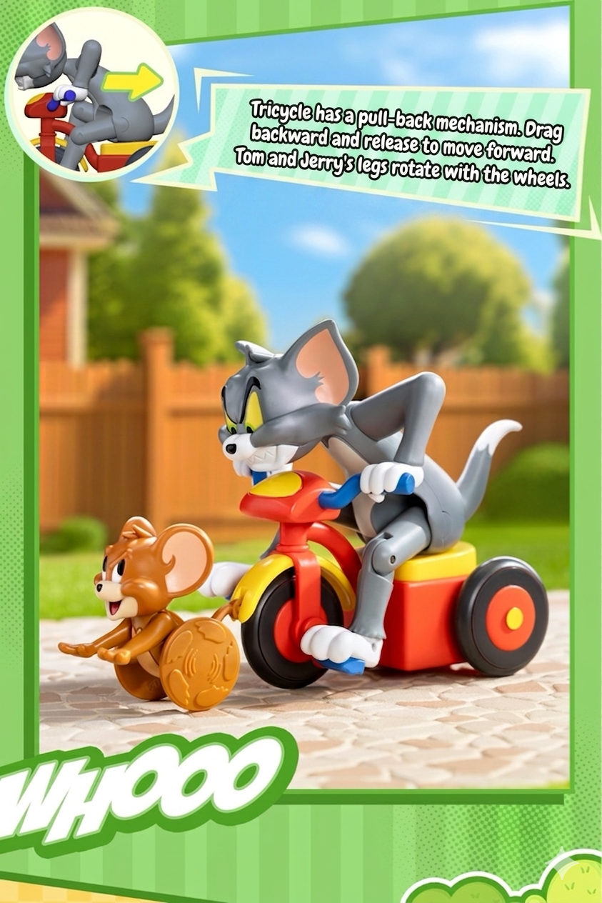 52TOYS Tom and Jerry "Unlucky Tom" Series Blind Box Action Figure