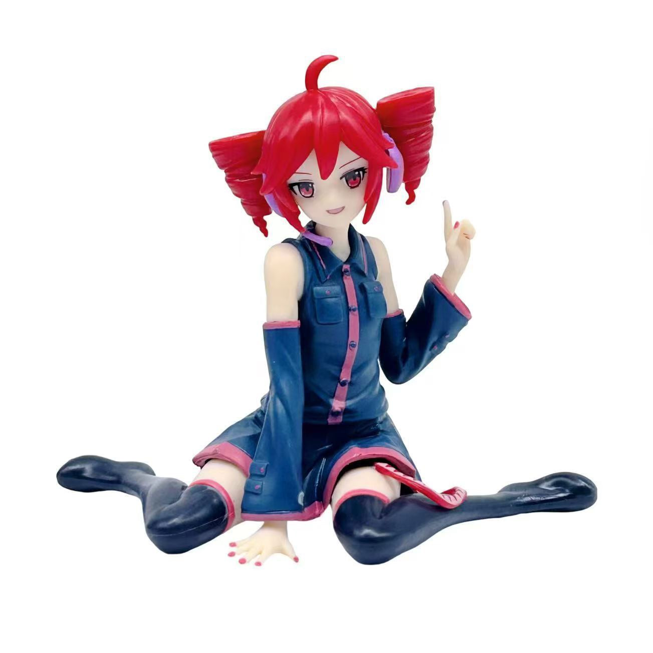 MIKU Kawaii Anime Cat Girl PVC Figure – Cute Collectible Desk Decoration
