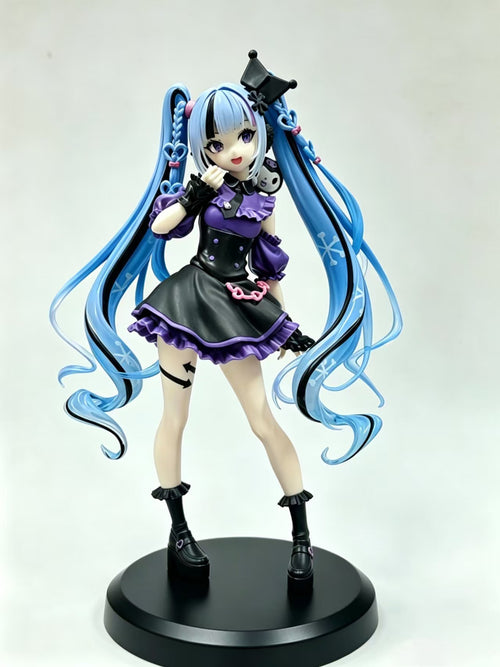 MIKU Kawaii Anime Cat Girl PVC Figure – Cute Collectible Desk Decoration