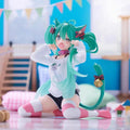 MIKU Kawaii Anime Cat Girl PVC Figure – Cute Collectible Desk Decoration