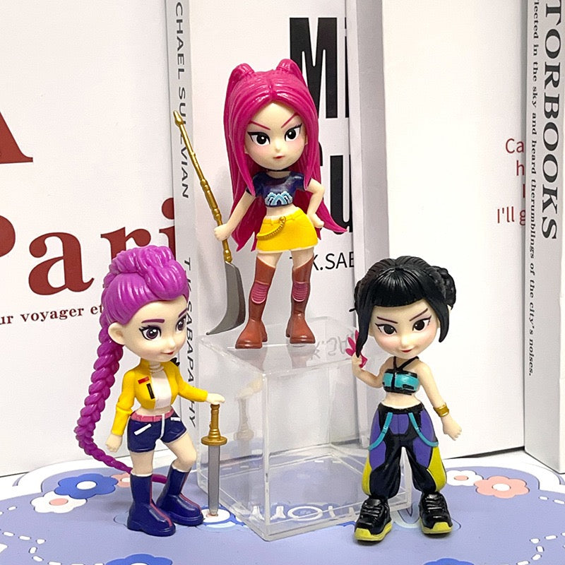 KPOP Demon Hunters 6-Piece Collection Figure Set
